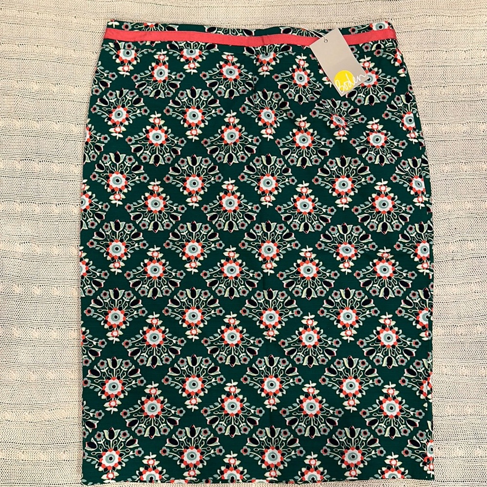 Boden Green Pencil Skirt